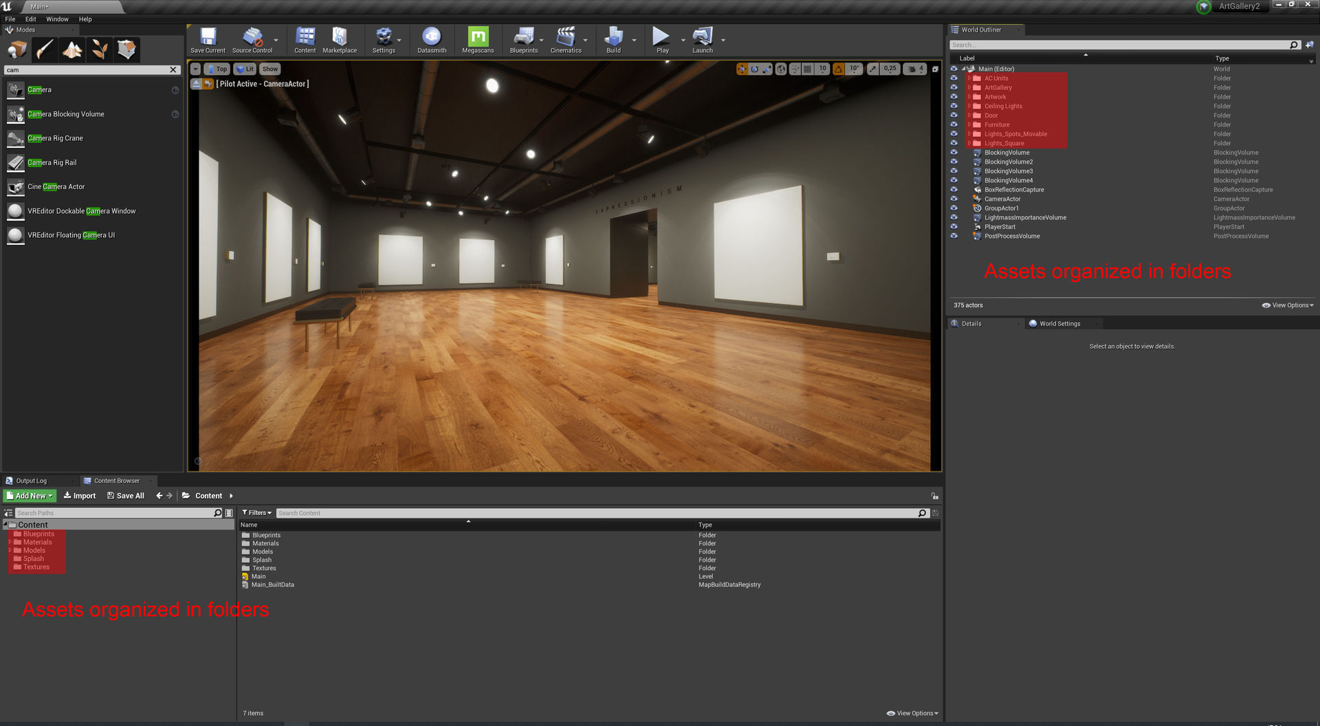 Art Gallery 002 UE4 3D model_11