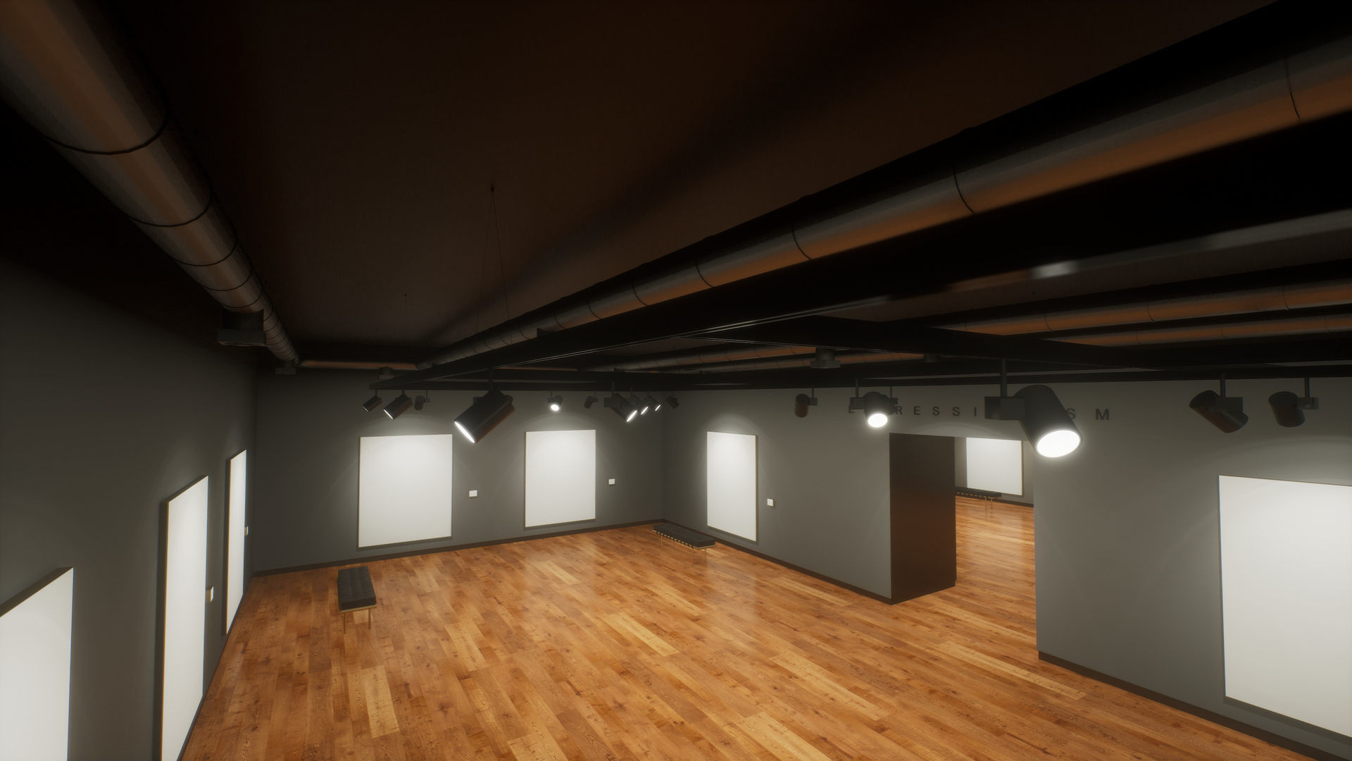Art Gallery 002 UE4 3D model_6
