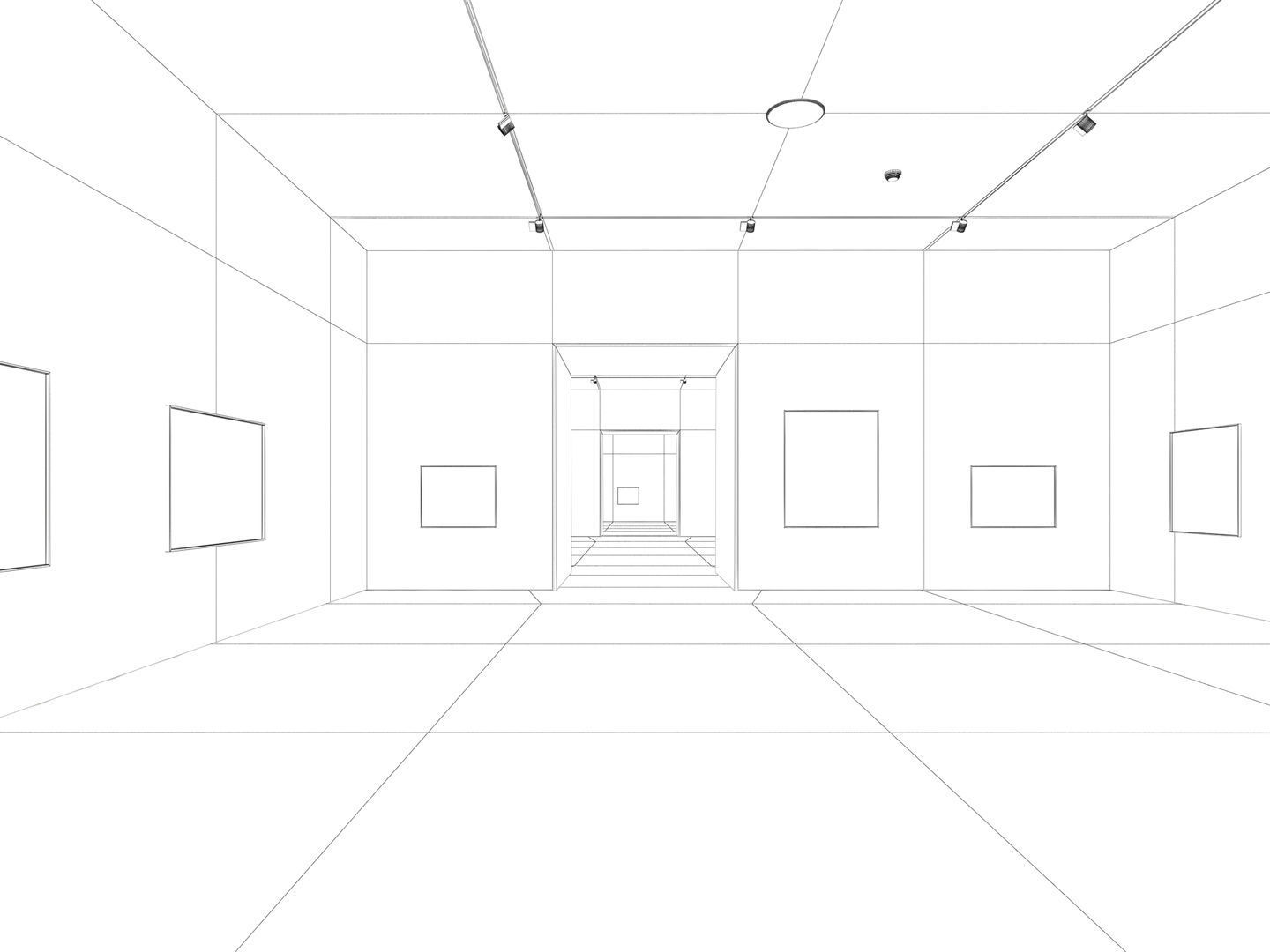 Art Gallery 003 3D model_15