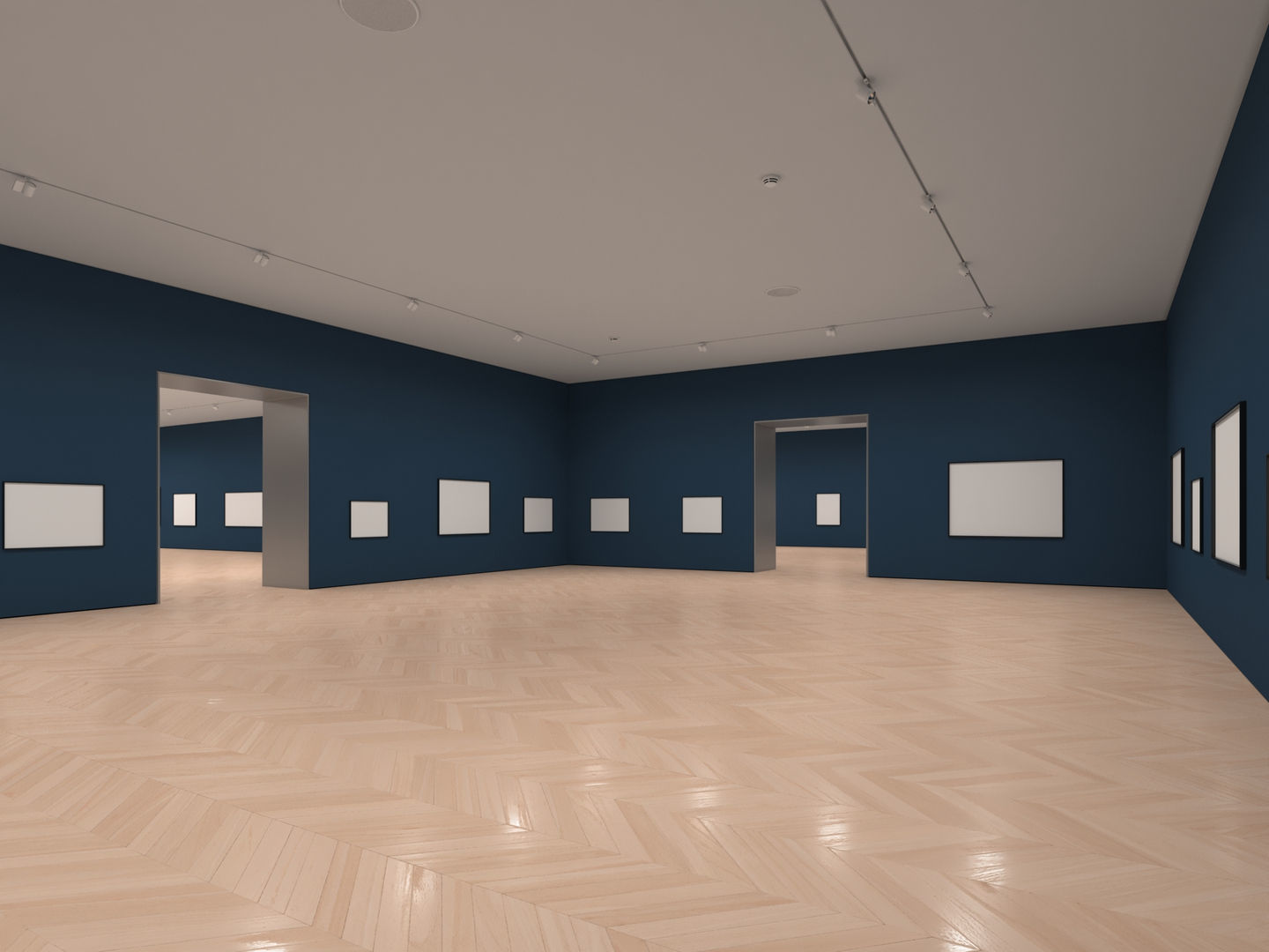 Art Gallery 003 3D model_8