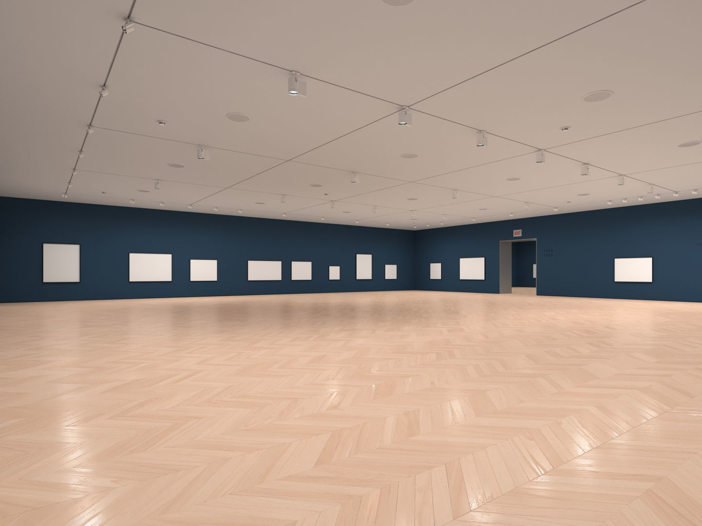 Art Gallery 003 3D model_1