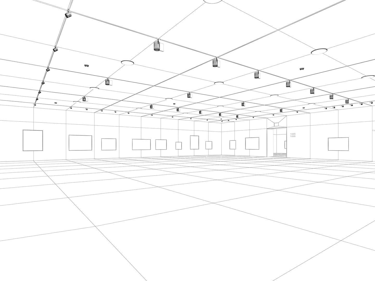 Art Gallery 003 3D model_14