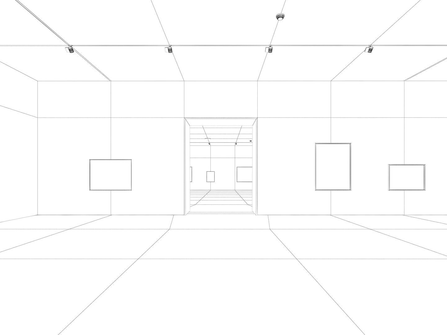 Art Gallery 003 3D model_19