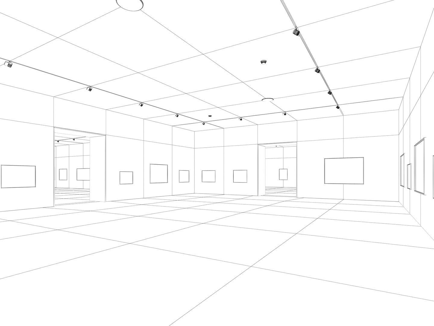 Art Gallery 003 3D model_20