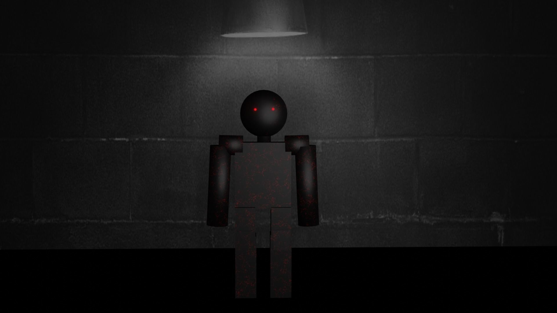 Horror 3d model for creators of roblox modes Free 3D model_1