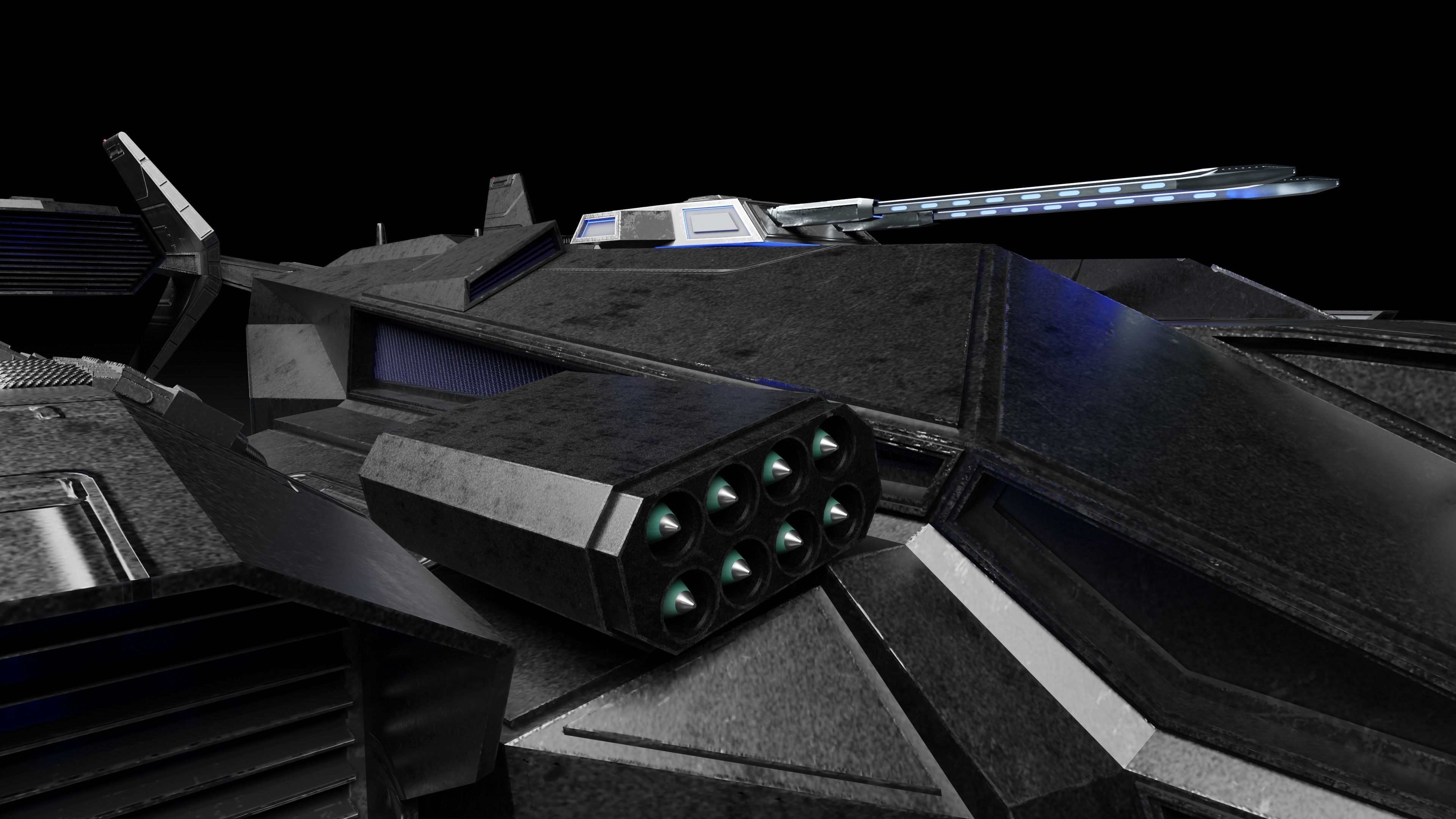 Dropship spaceship 3D model_50