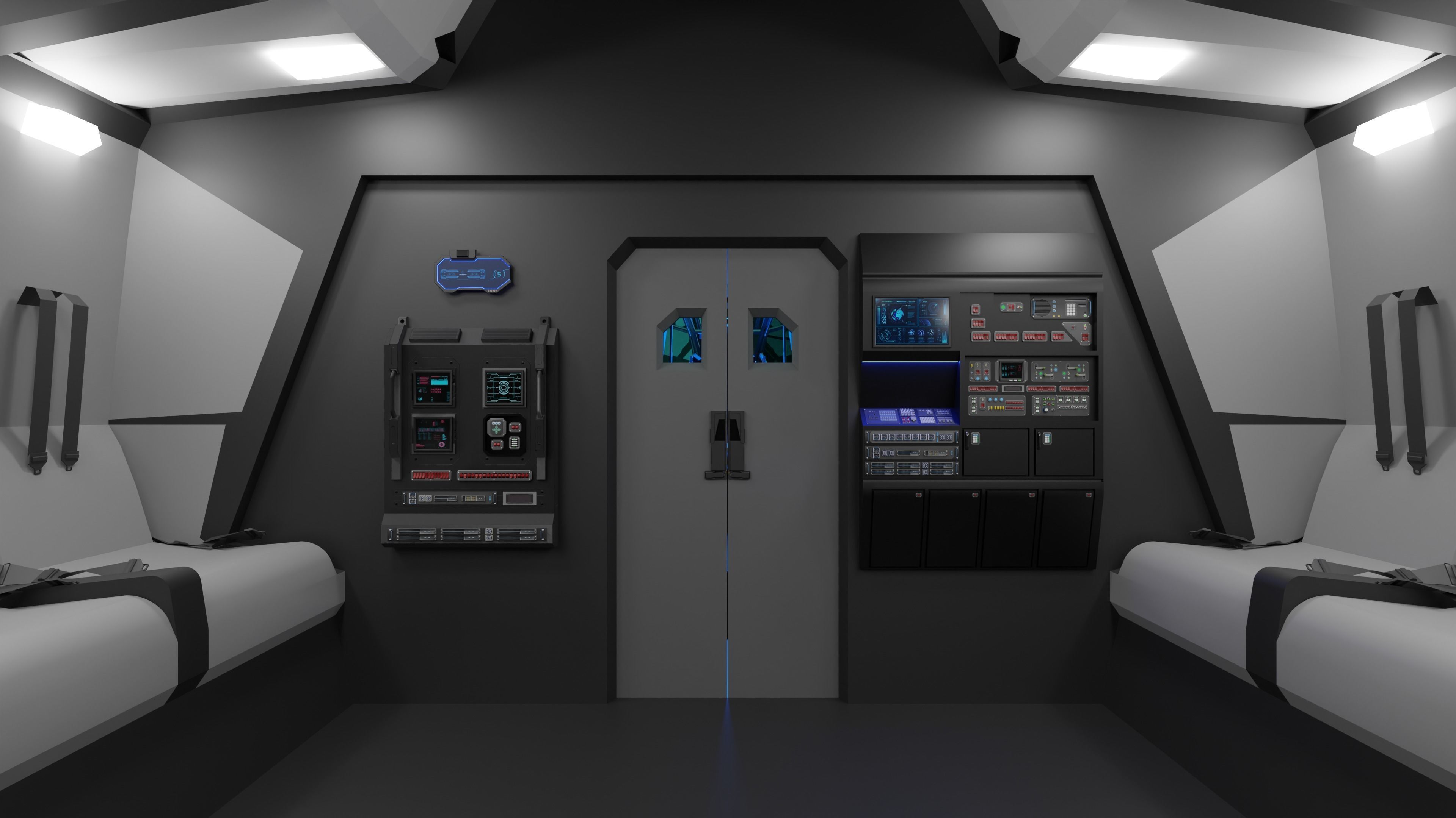 Dropship spaceship 3D model_54