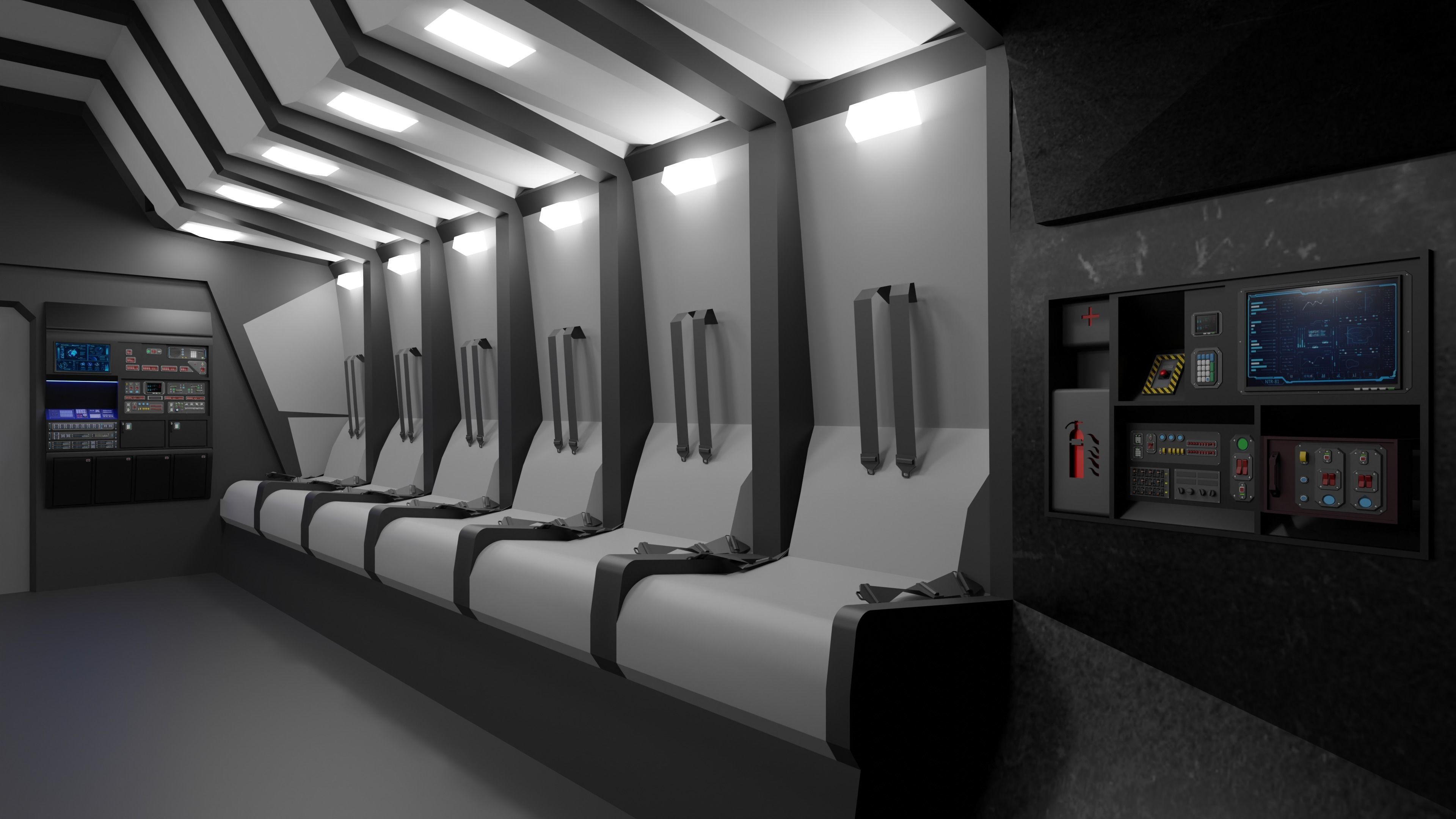 Dropship spaceship 3D model_53