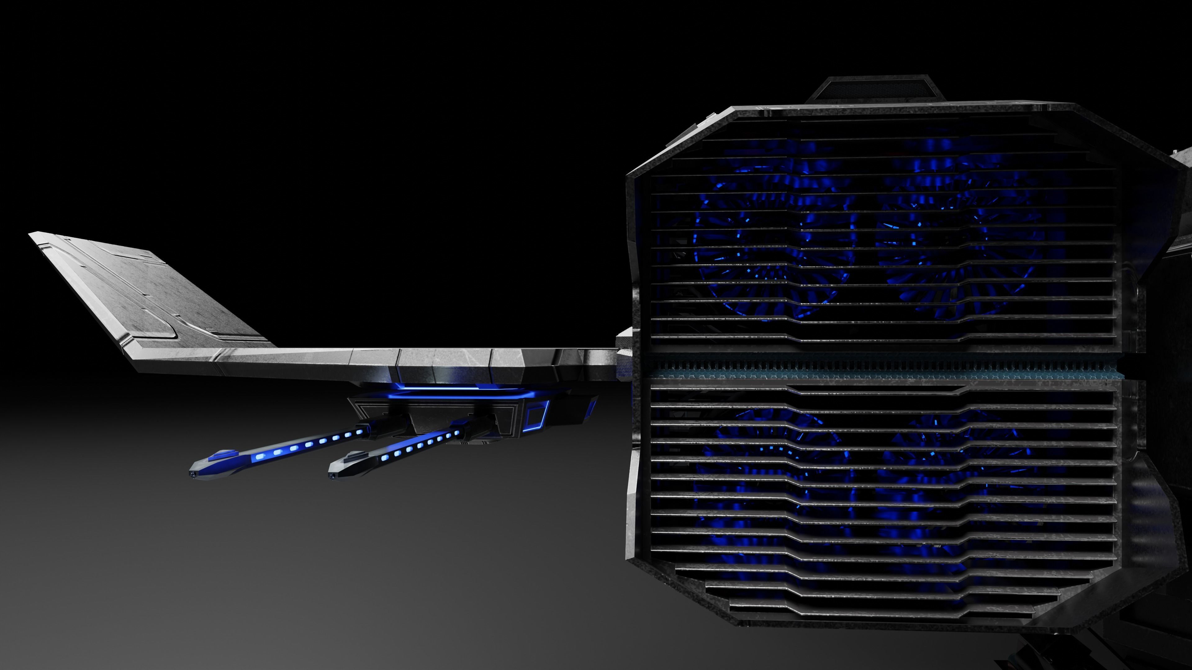 Dropship spaceship 3D model_40