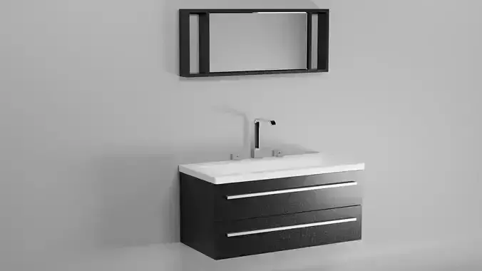 ALMERIA Floating Bathroom Vanity Set by Beliani