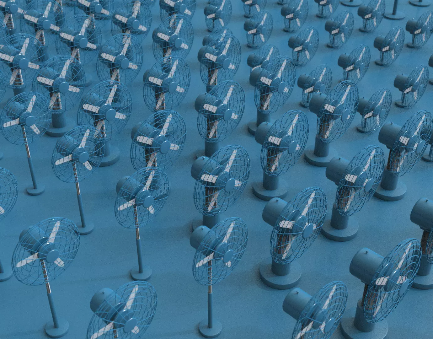 Cinema 4D Procedural Fan - Xpresso 3D model