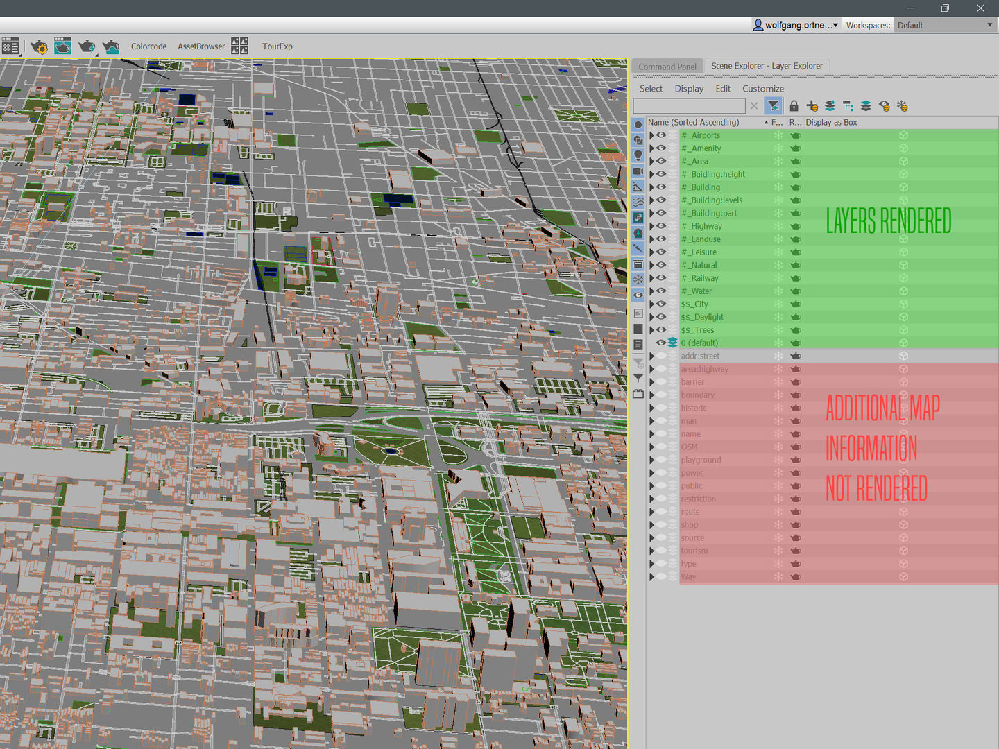 Philadelphia 50x50km 3D City Map 3D model_15