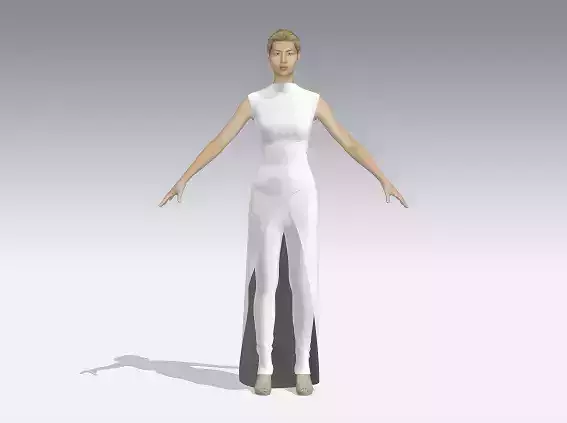 BLOUSE AND PANT TWO PIECES SUT LOOK WHITE 