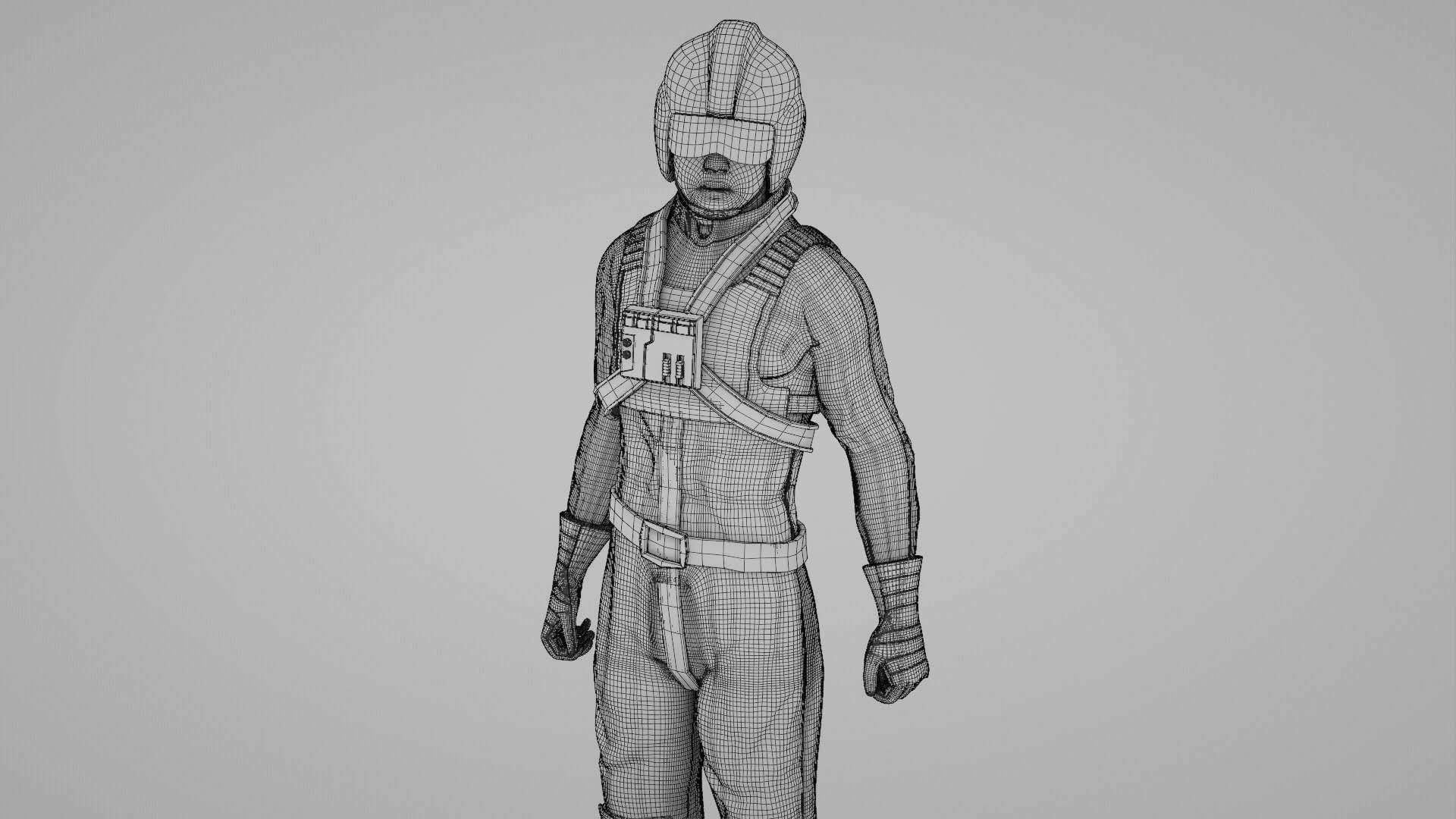 REBELLION PILOT RIGGED 3D model_30