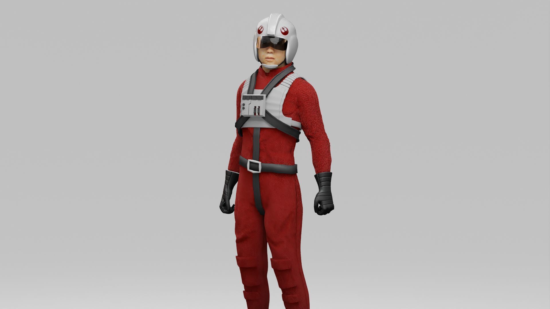 REBELLION PILOT RIGGED 3D model_2