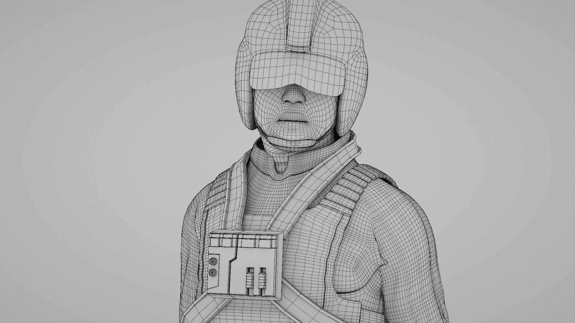 REBELLION PILOT RIGGED 3D model_35