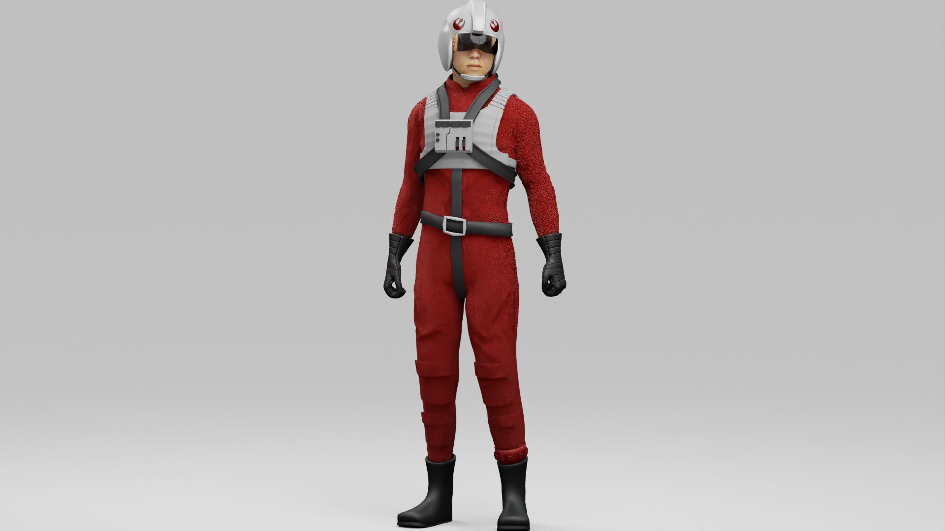 REBELLION PILOT RIGGED 3D model_1