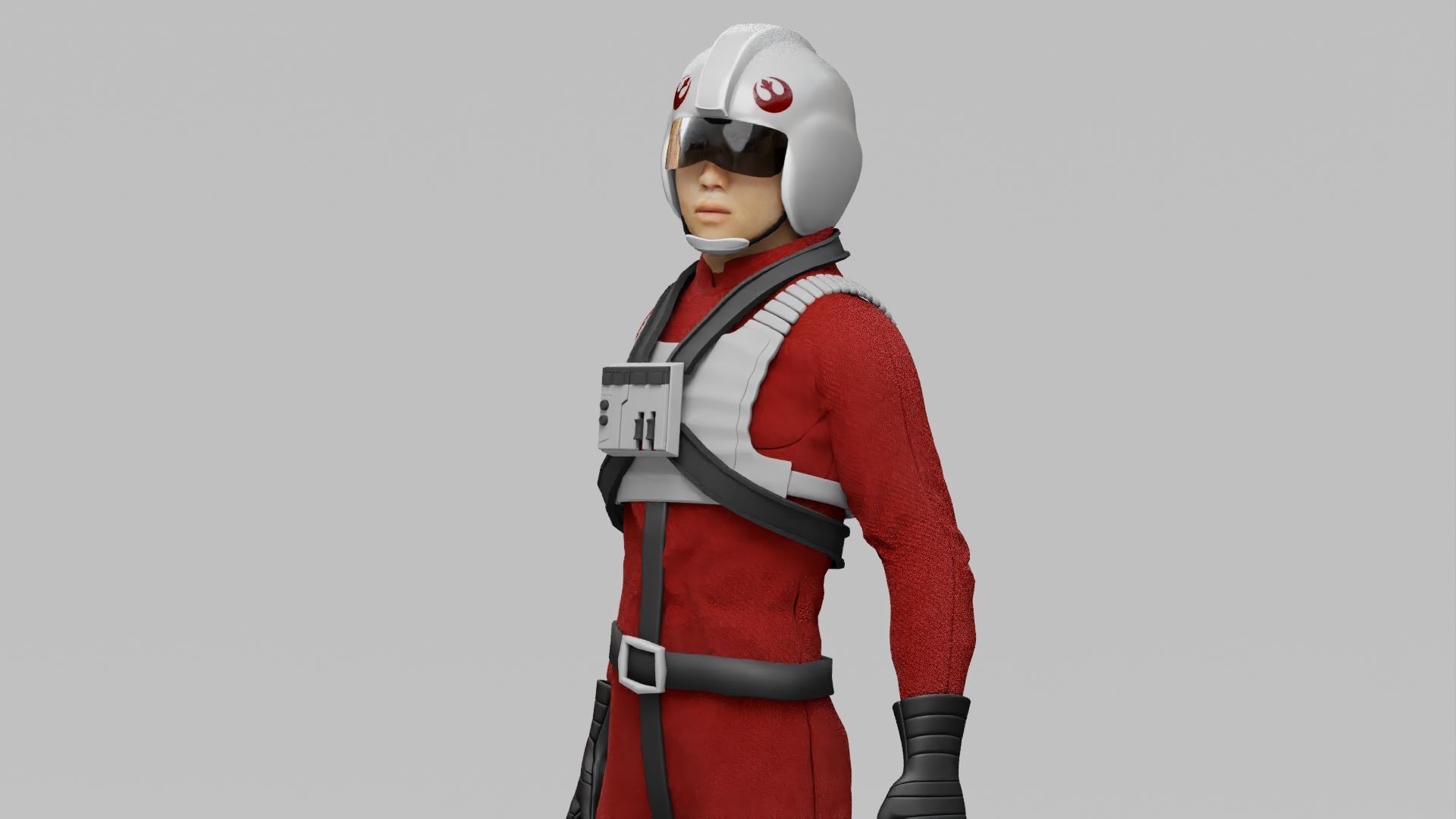 REBELLION PILOT RIGGED 3D model_4
