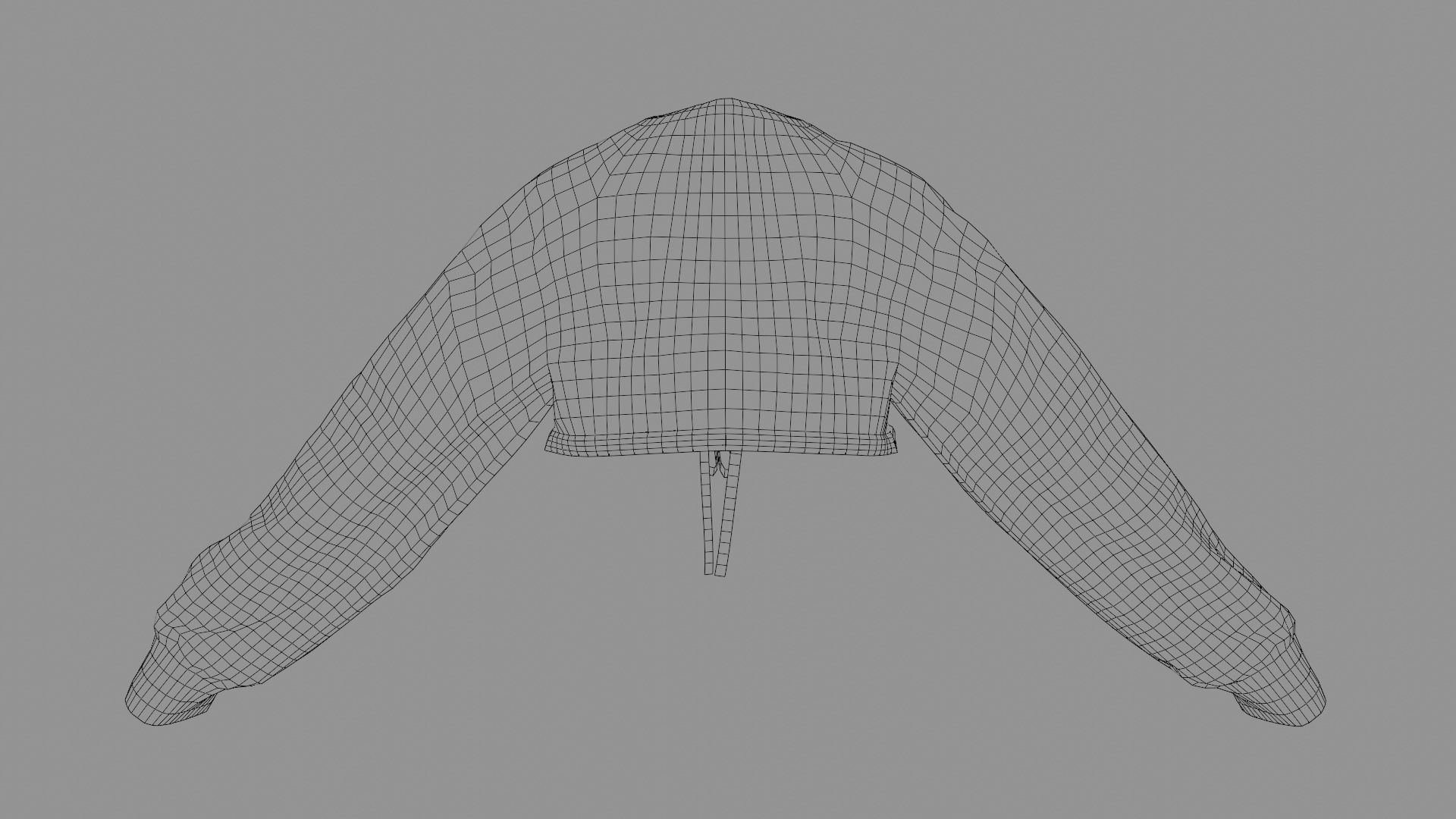 outfit set with Mexican skull pattern 2 pieces 3D model_18