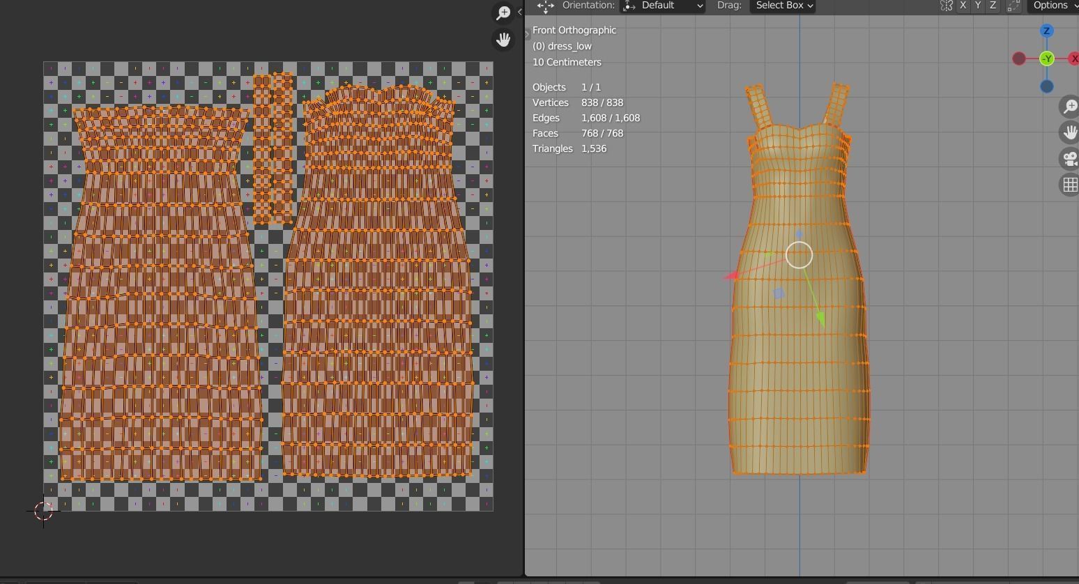 outfit set with Mexican skull pattern 2 pieces 3D model_22