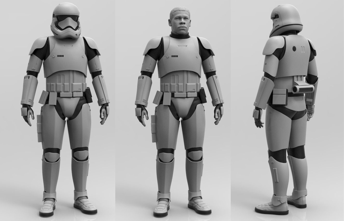 Stormtrooper FN-2187 3D print model_1