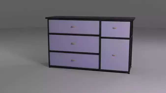 Metal frame drawer