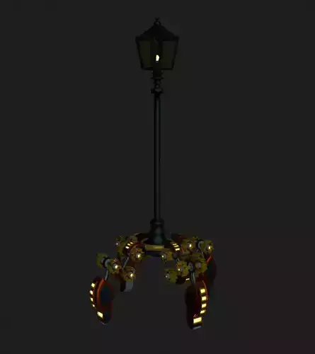 Victorian Lamp Robot