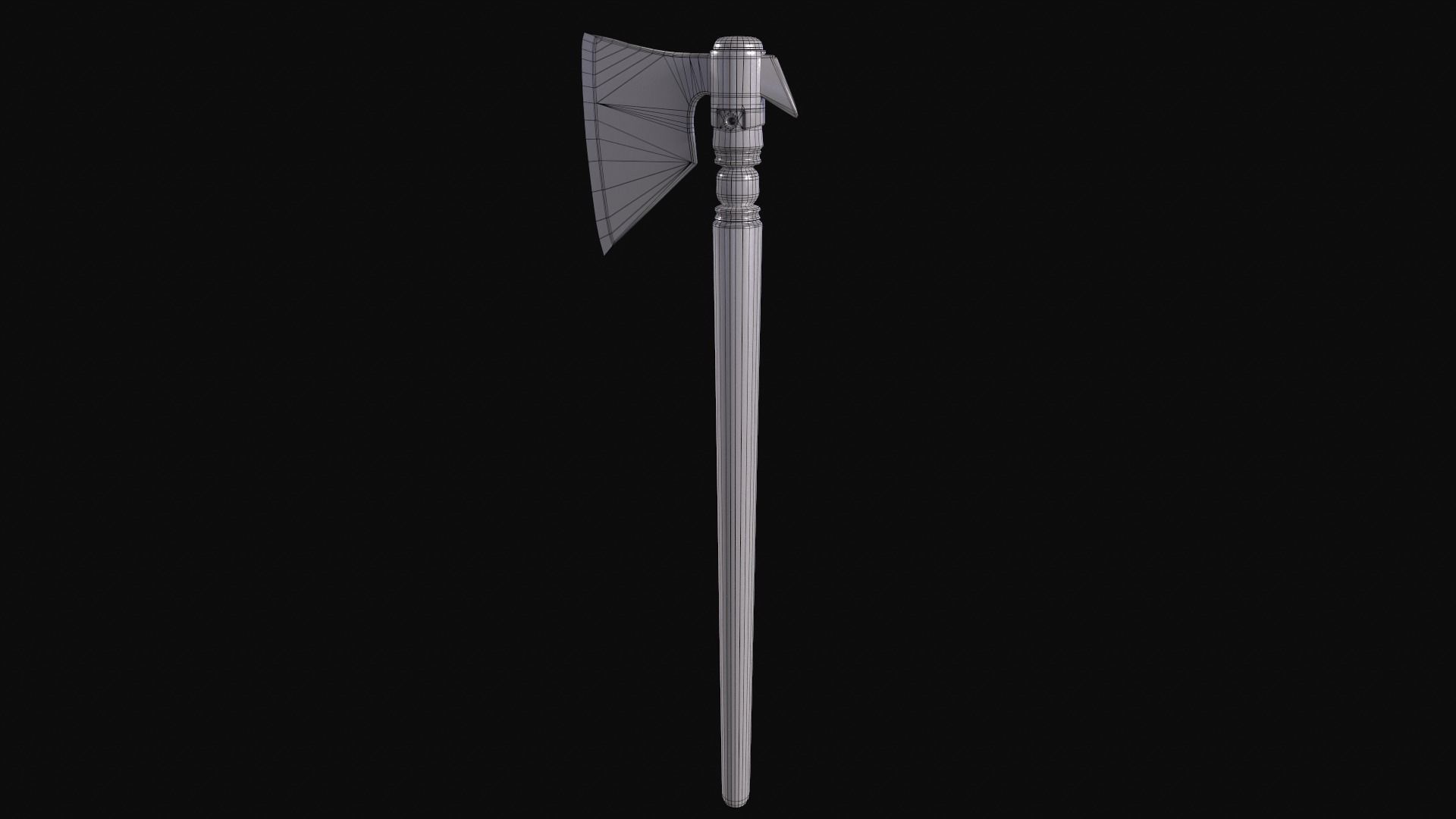 Melee Weapons Mega Pack Low-poly 3D model_36