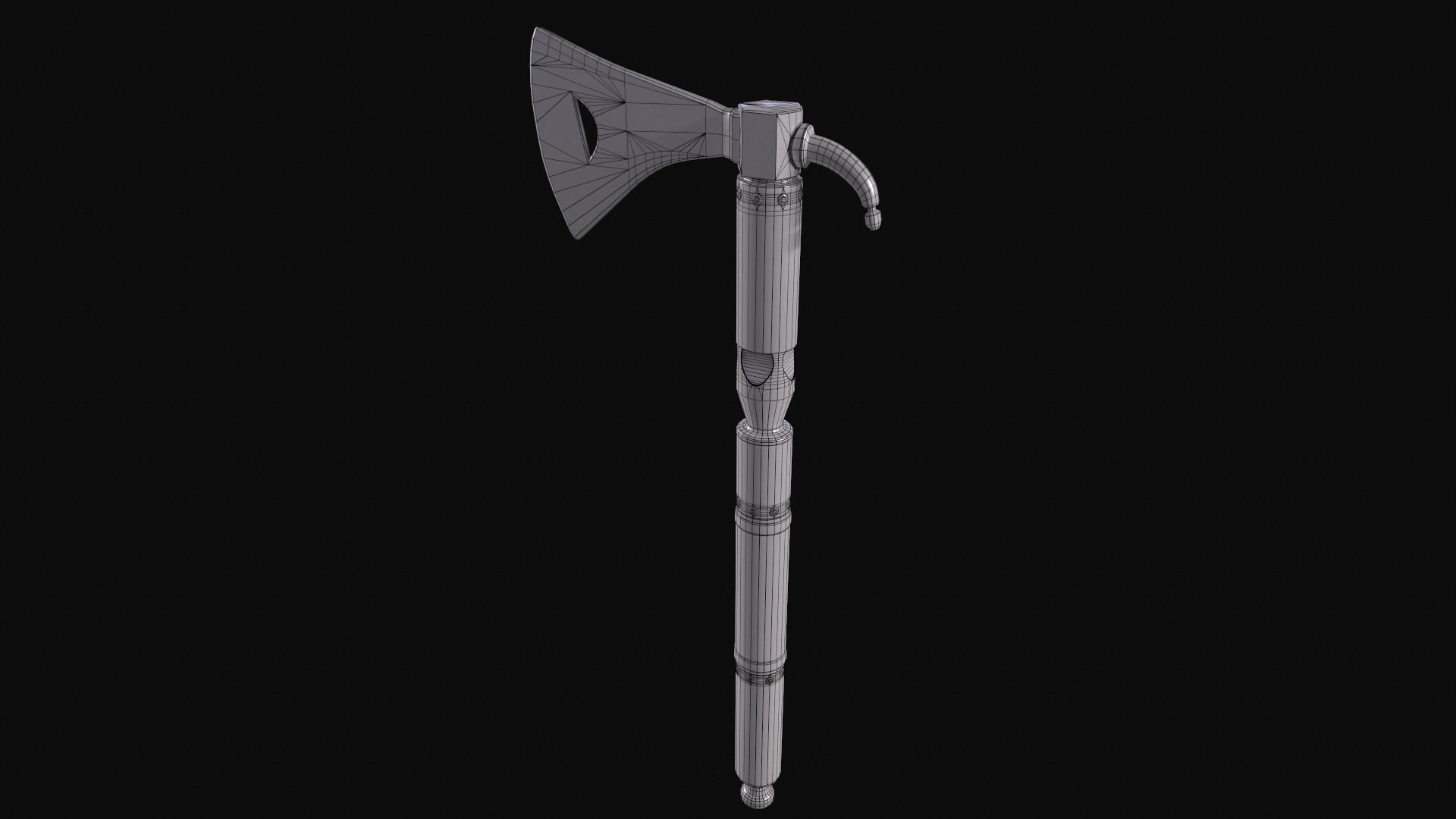 Melee Weapons Mega Pack Low-poly 3D model_30