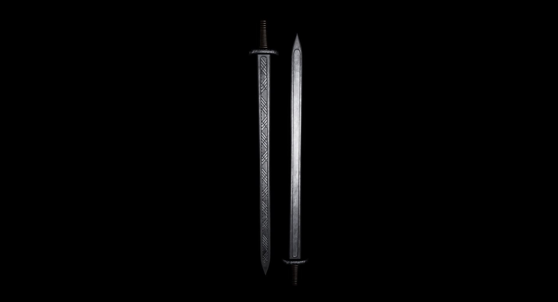 Melee Weapons Mega Pack Low-poly 3D model_12