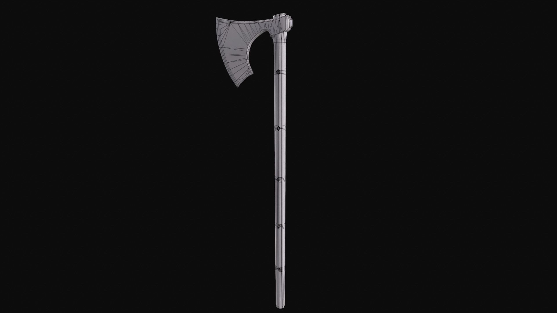 Melee Weapons Mega Pack Low-poly 3D model_35