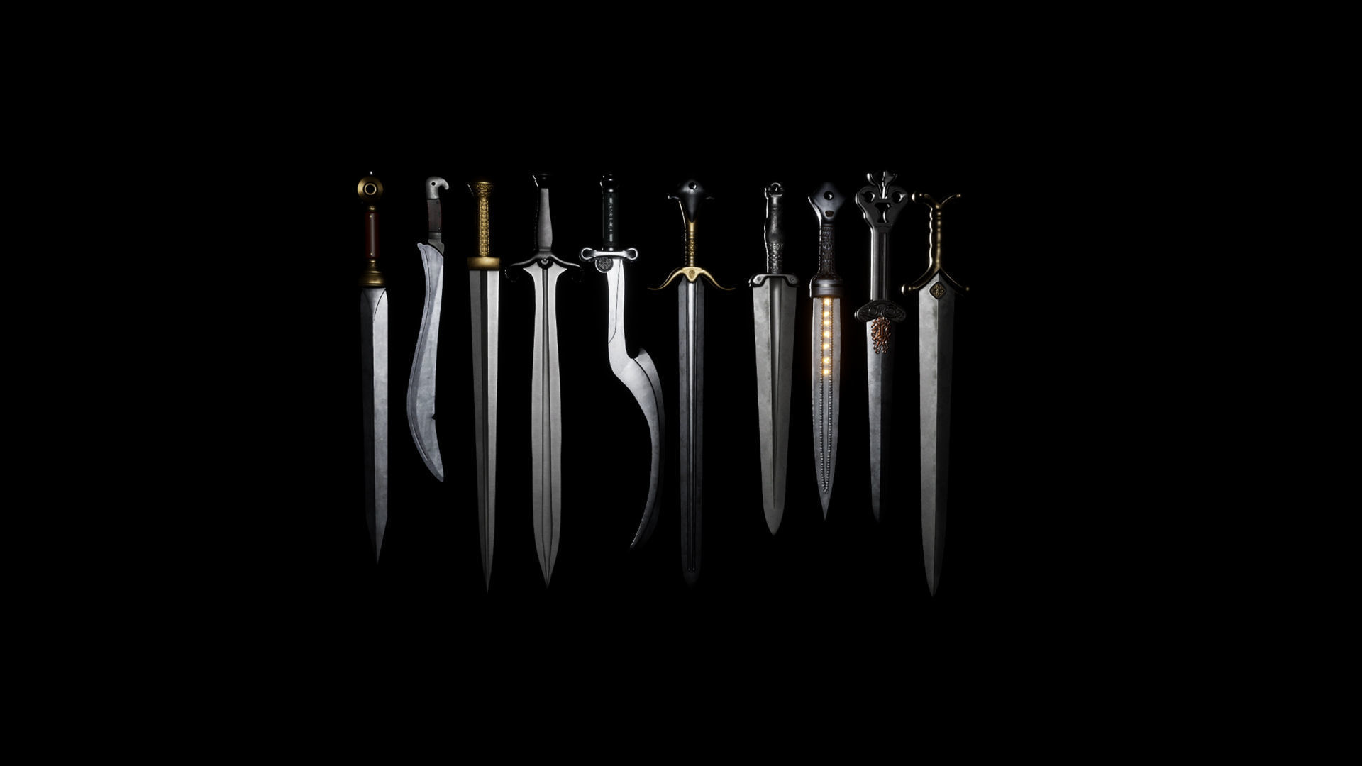 Melee Weapons Mega Pack Low-poly 3D model_21