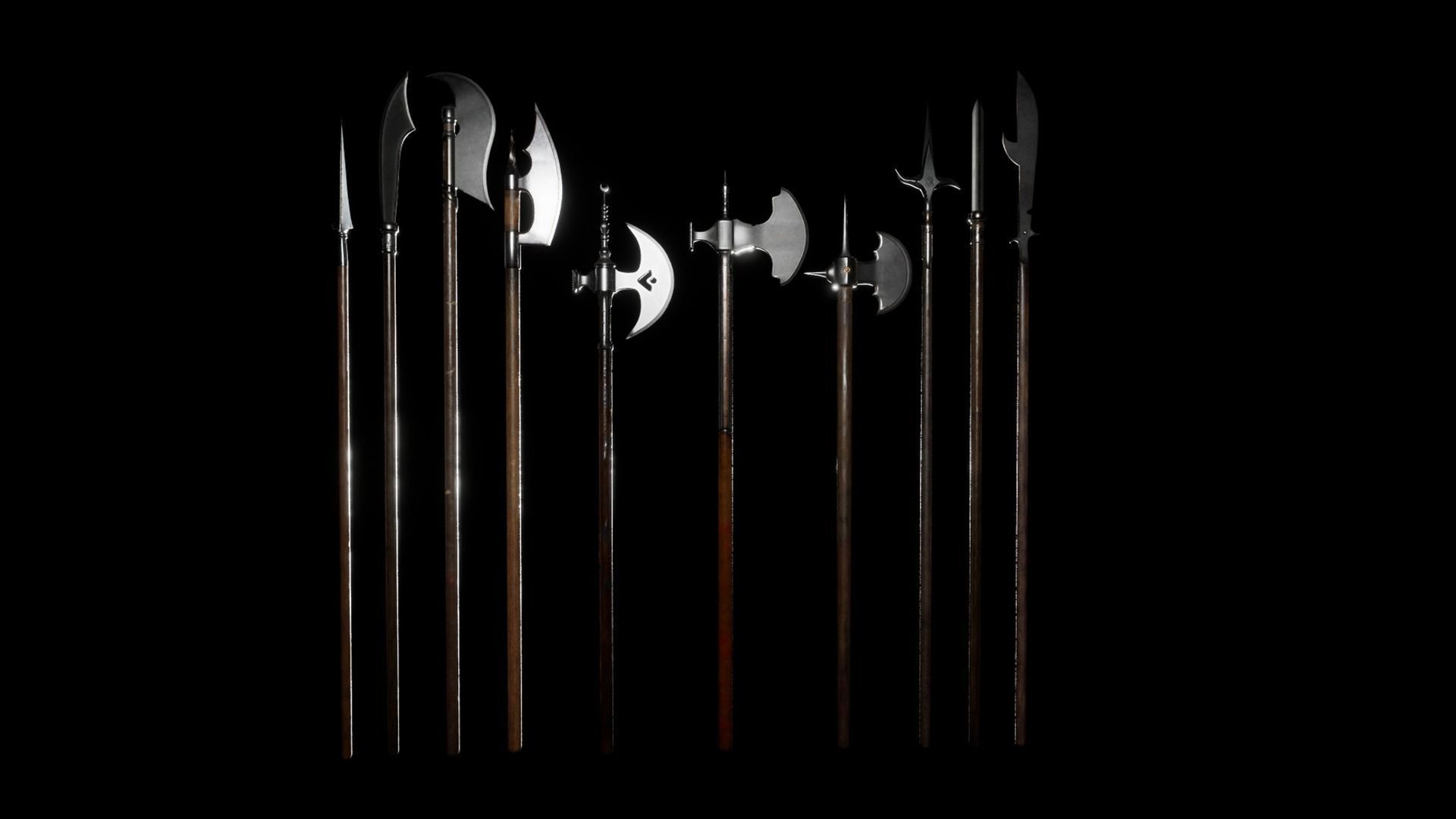 Melee Weapons Mega Pack Low-poly 3D model_26