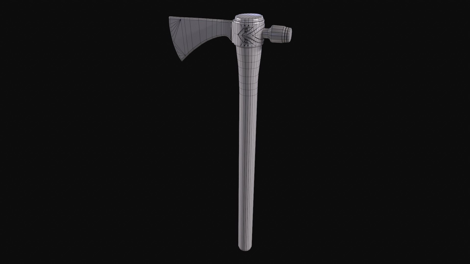 Melee Weapons Mega Pack Low-poly 3D model_31