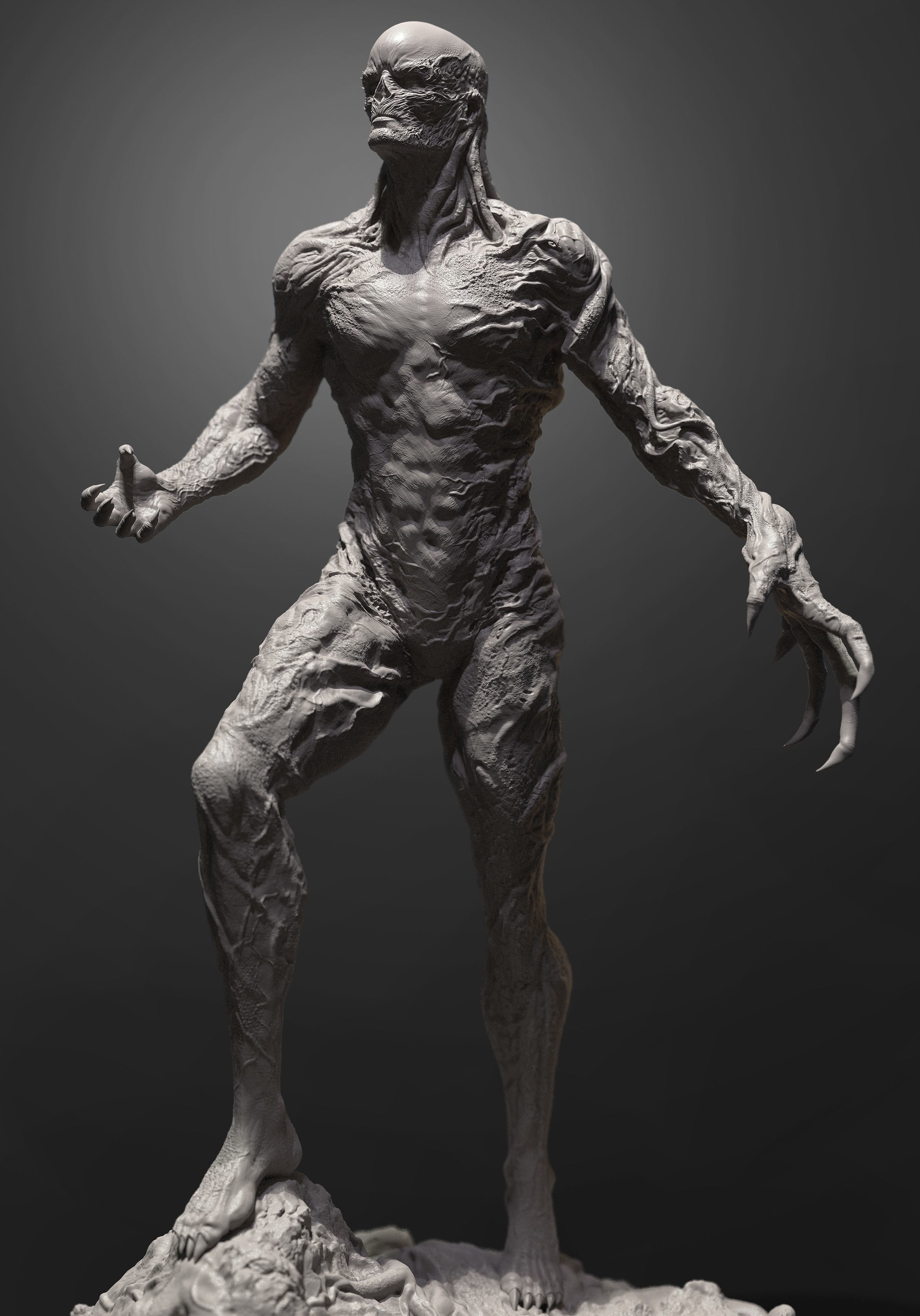 Vecna Sculpture  3D print model_1
