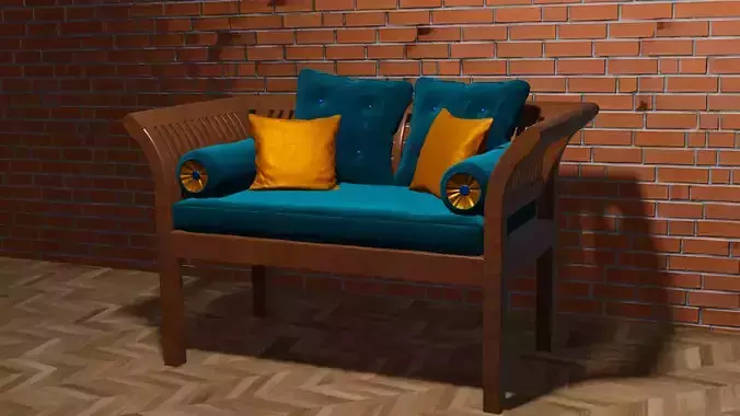 Wooden Sofa