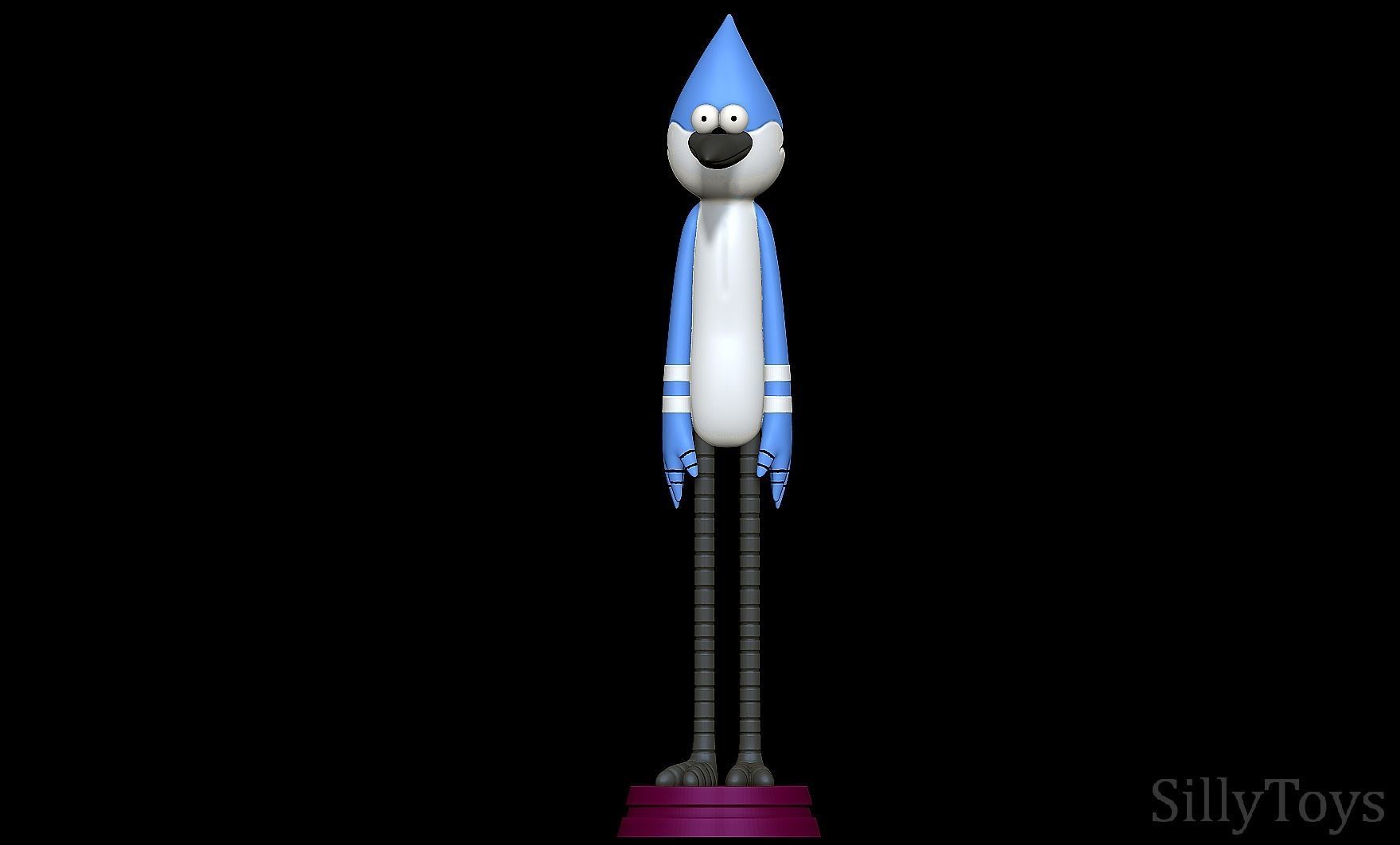 Mordecai - Regular Show 3D print model_1