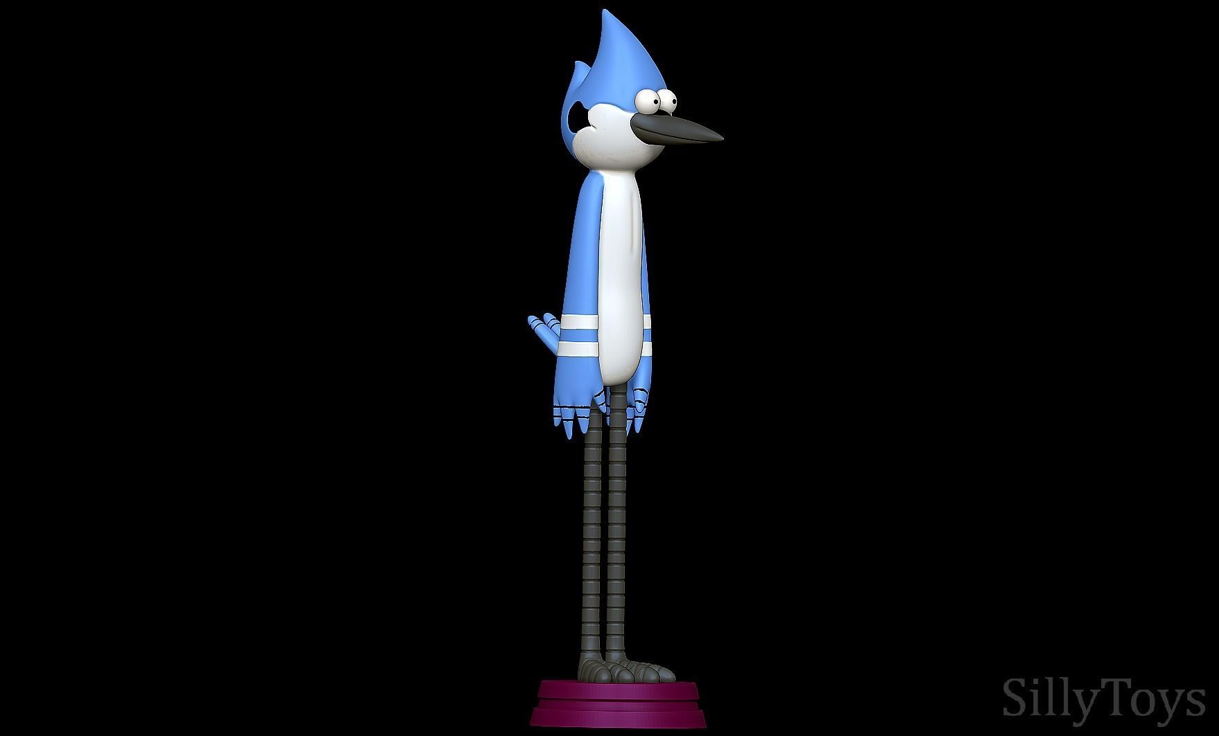 Mordecai - Regular Show 3D print model_4