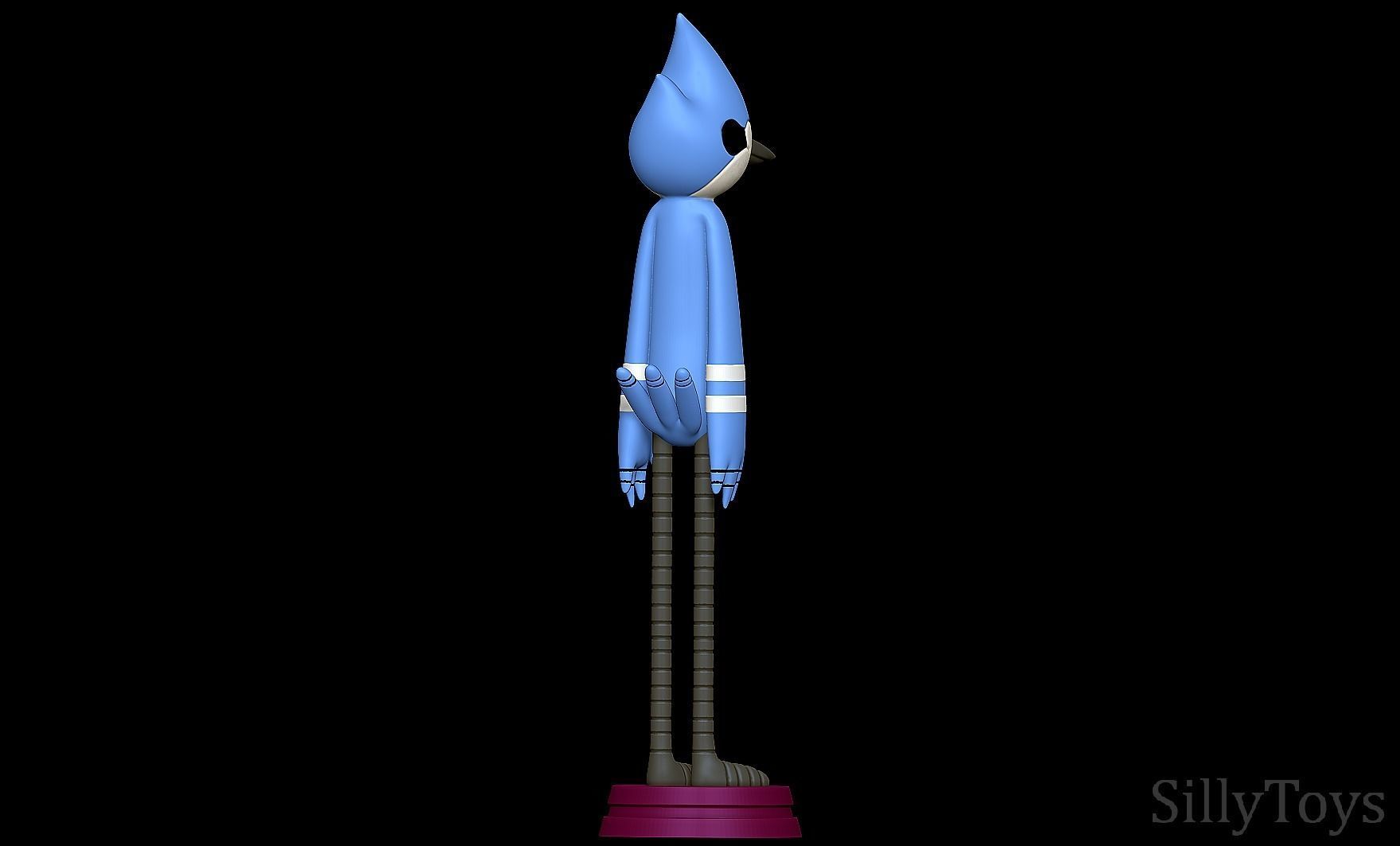 Mordecai - Regular Show 3D print model_3