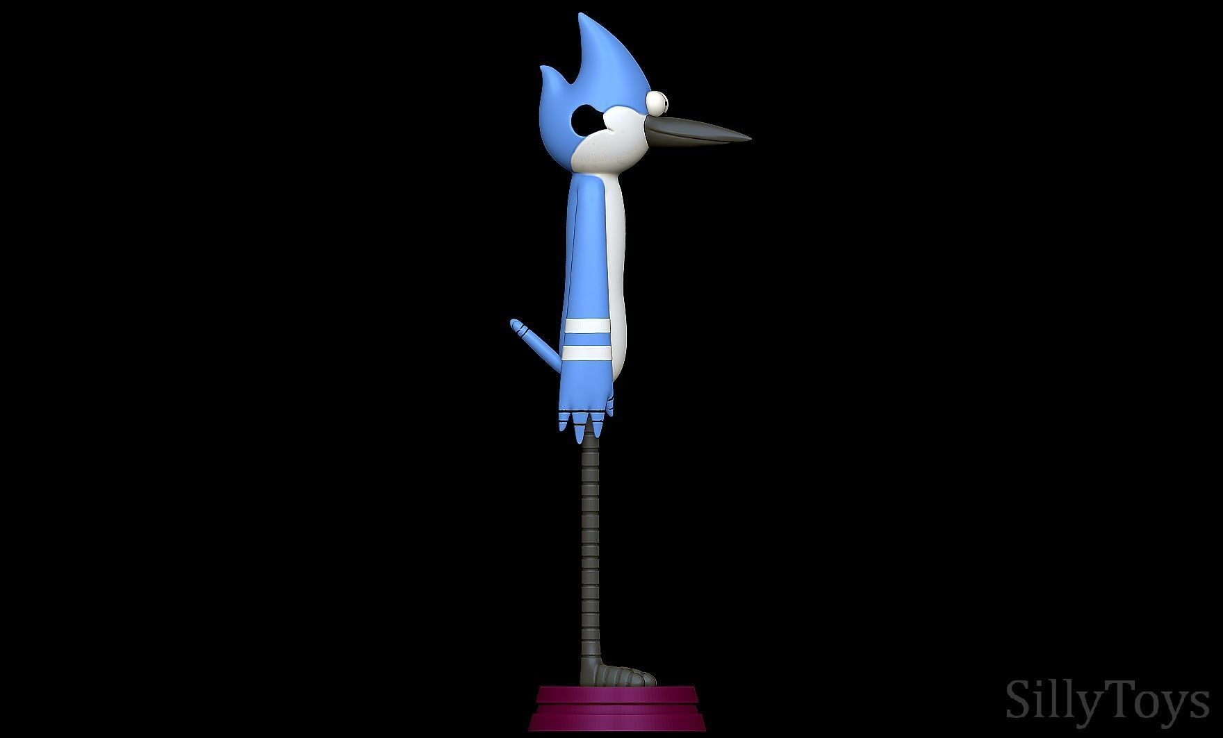 Mordecai - Regular Show 3D print model_2
