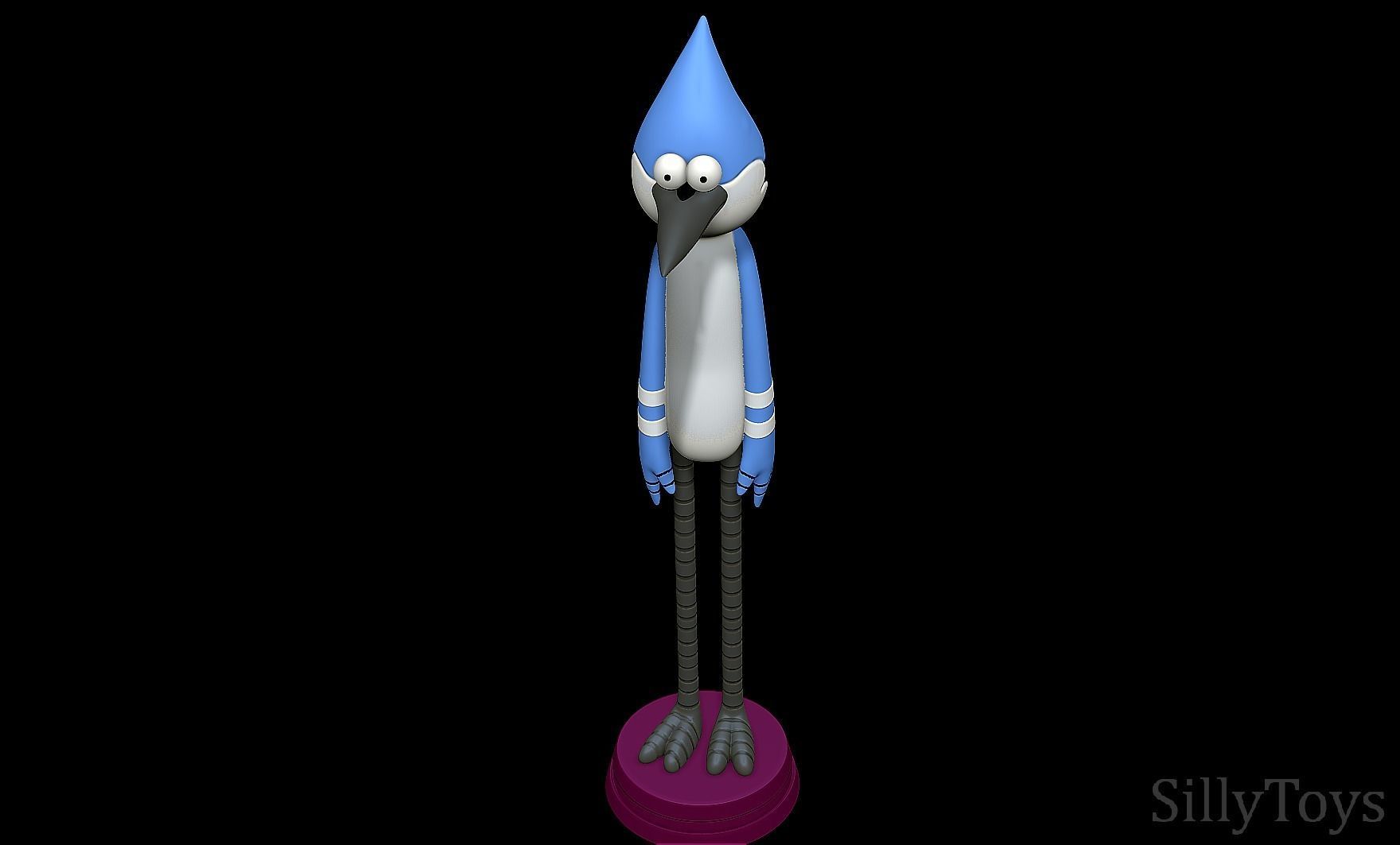 Mordecai - Regular Show 3D print model_5