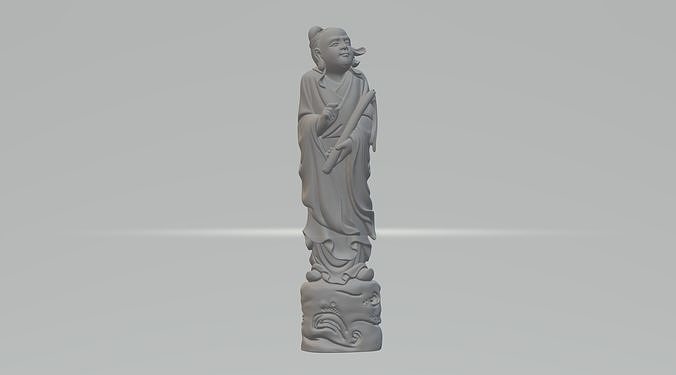 Chinese Scholar 3D Model 3D print model