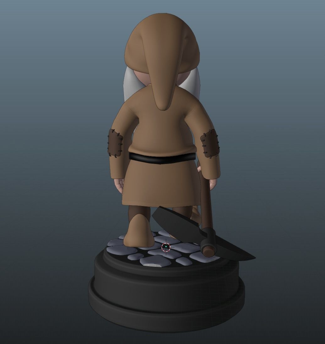 Sleepy the Dwarf 3D print model_4