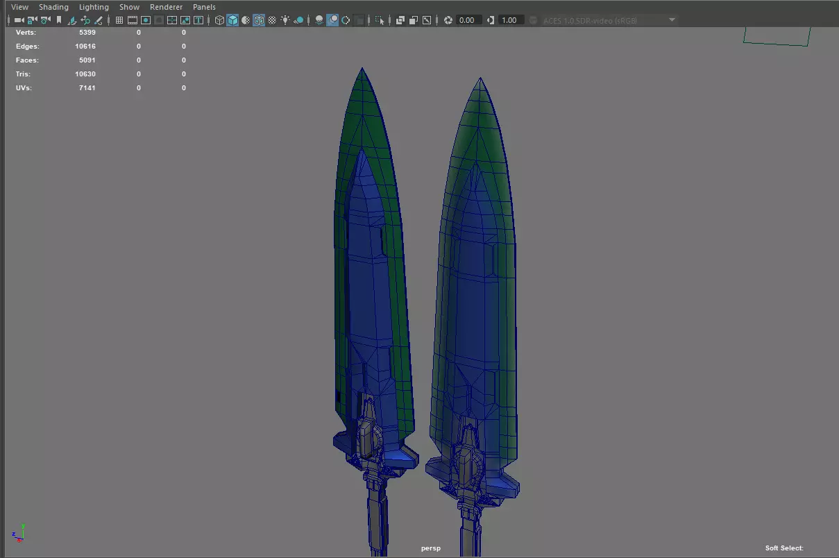 Gundam Gn Luster Sword 3D print model_0