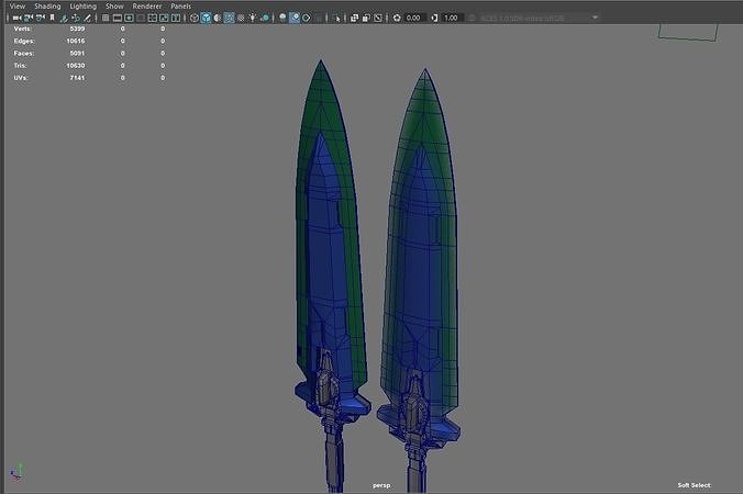 Gundam Gn Luster Sword 3D print model