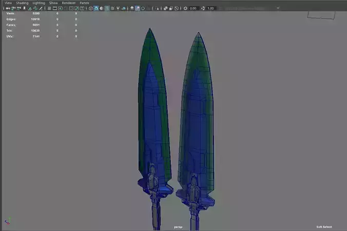 Gundam Gn Luster Sword 3D print model