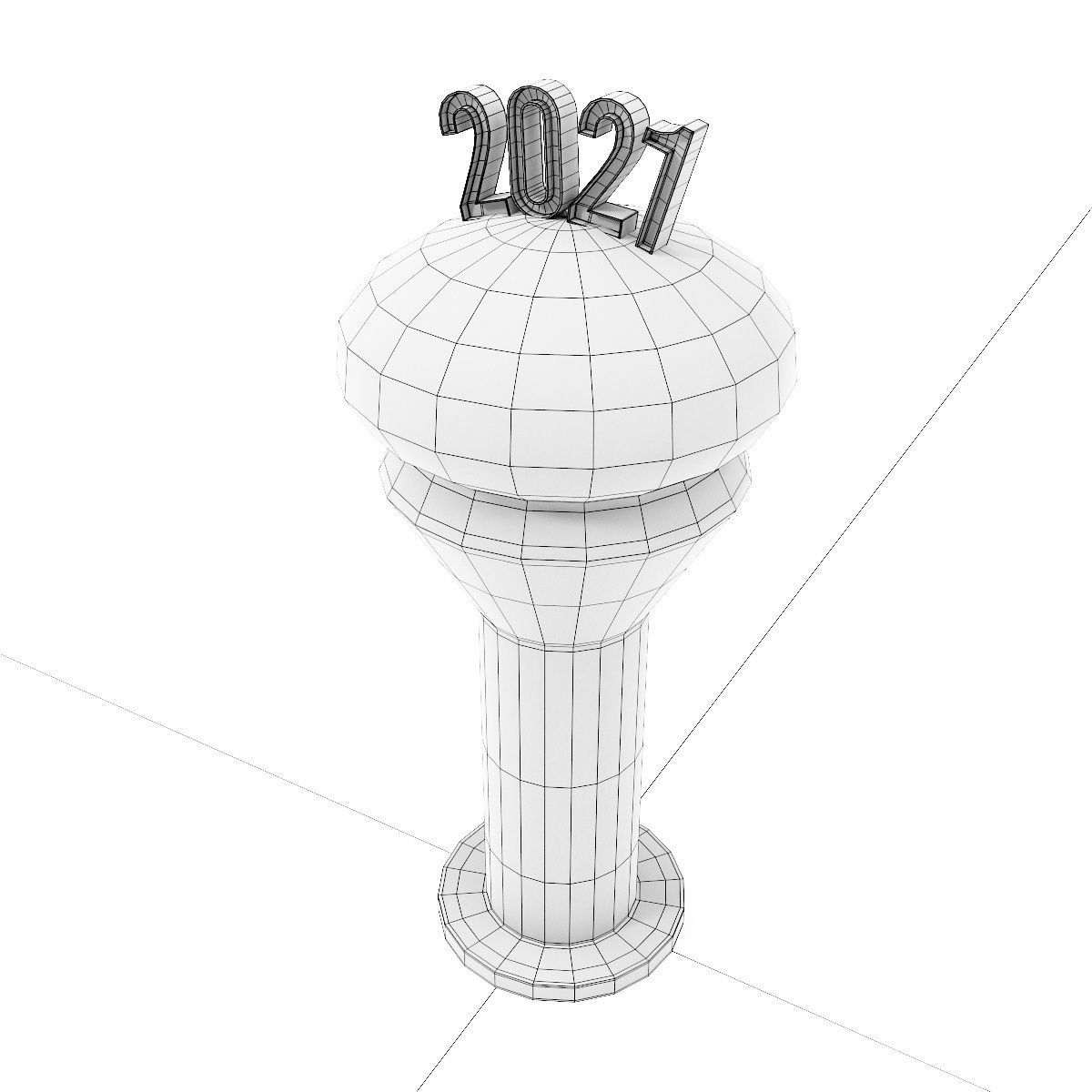 Trophy cup award 3dmodel   3D model_5