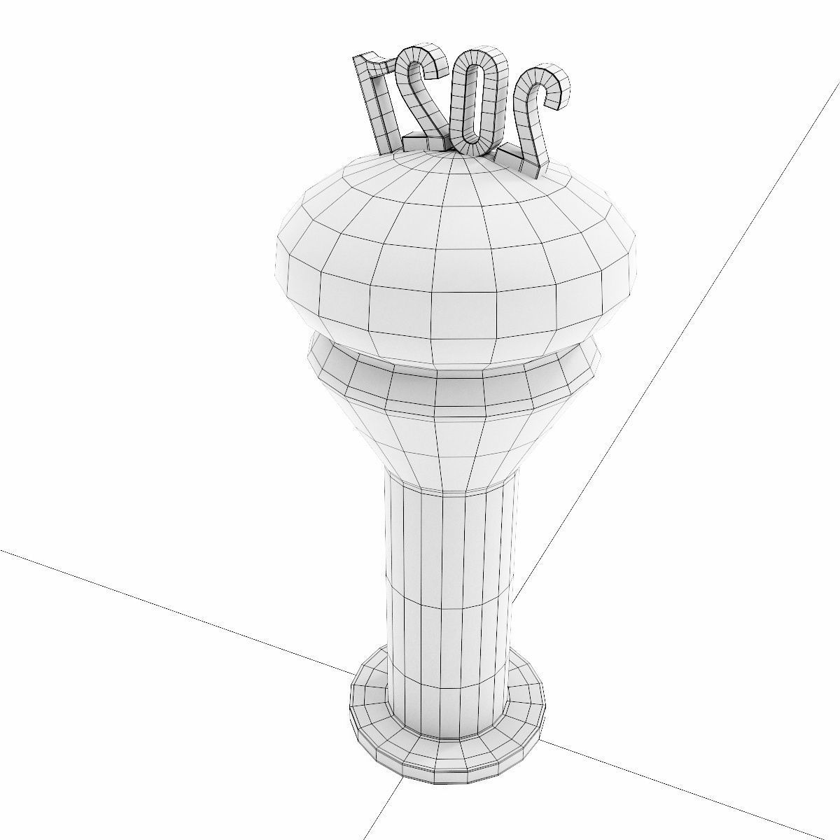 Trophy cup award 3dmodel   3D model_7