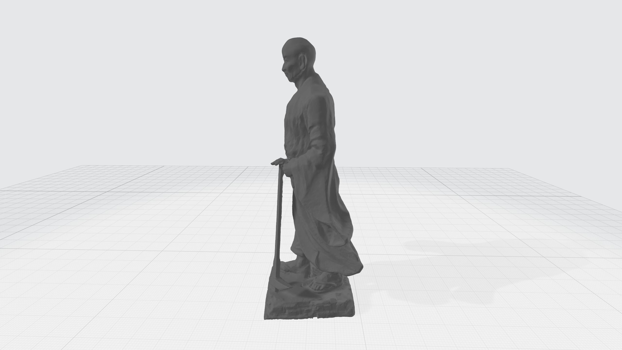 Chinese Farmer 3D Model 3D print model_1