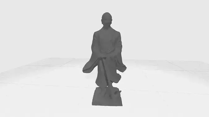 Chinese Farmer 3D Model